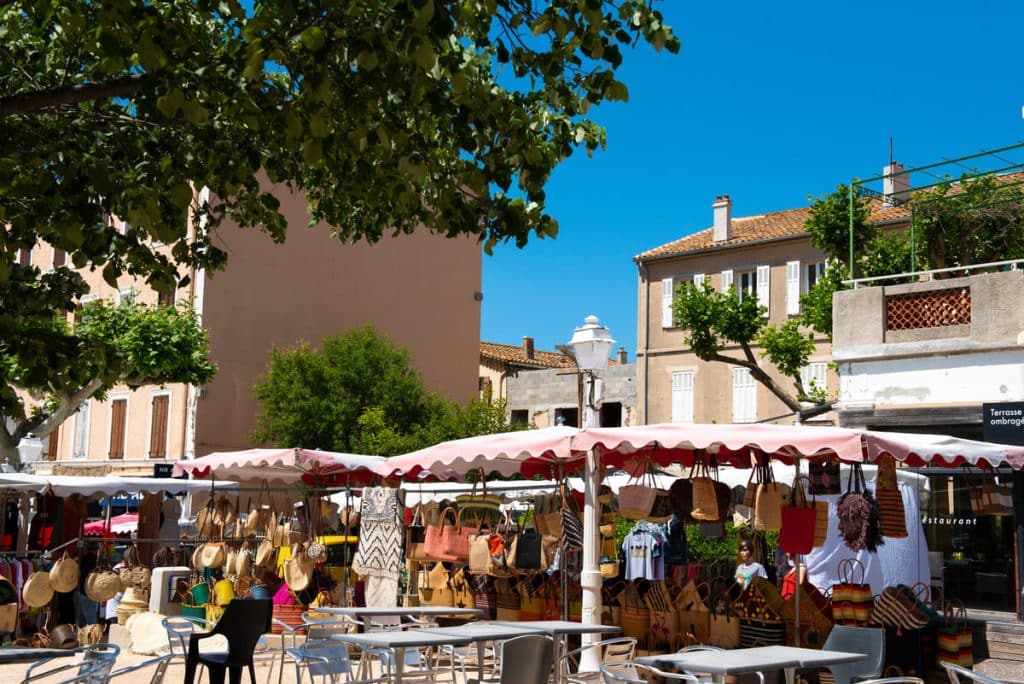 Marché dans le Var